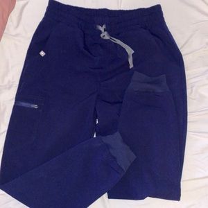 FIGS high rise joggers navy